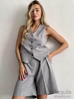 Костюм серый