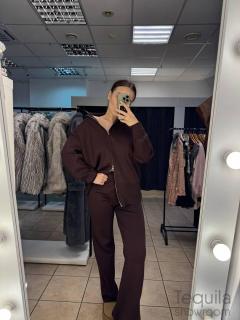 Костюм трикотаж шоколад