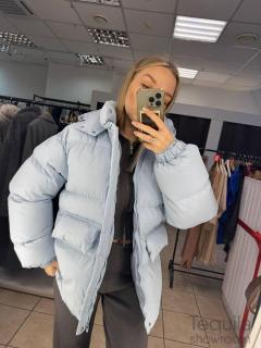 Голубая куртка